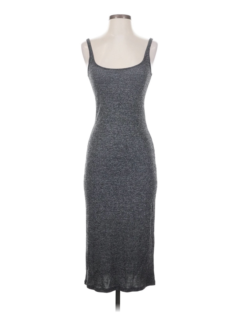 Babaton Charcoal Scoop Tank Midi Dress